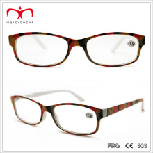 Ladies Plastic Reading Glasses with Multi-Color Paper Transfer (WRP506247)